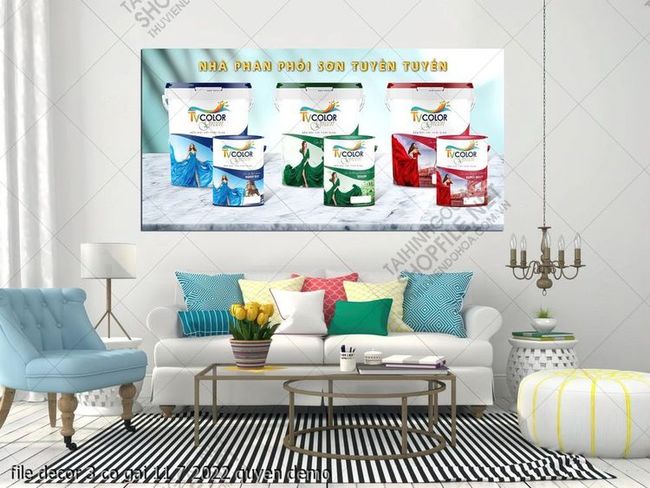 file tranh hang son tv file decor 3 co gai 11 7 2022 quyen